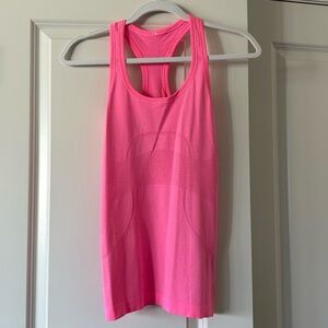 Bright Pink Lululemon Tank Top